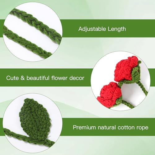 2 Pack Boho Handmade Flower Curtain Tiebacks & Holdbacks - Image 6