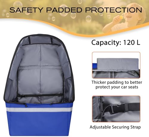 LARIPOP Car Seat Travel Bag for Airplane, Universal Gate Check Car Seat Bag - Image 4