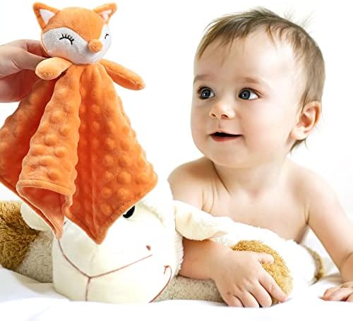 CREVENT Cozy Plush Baby Security Blanket, Loveys - Image 2