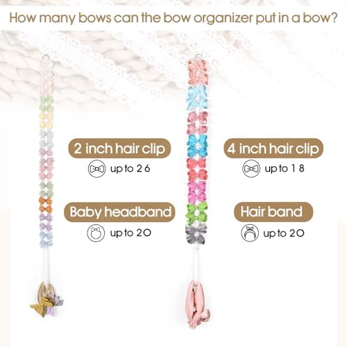 POVETIRE 6PCS Bow Holder Bows Organizer - Image 4