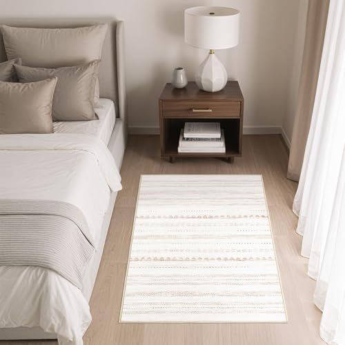 Nakagishi Boho 2x3 Washable Area Rug Non Slip Carpet - Image 4