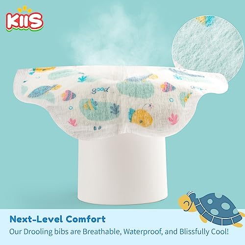 KIIS Disposable Baby Bibs for Baby Boys and Girls - Image 5