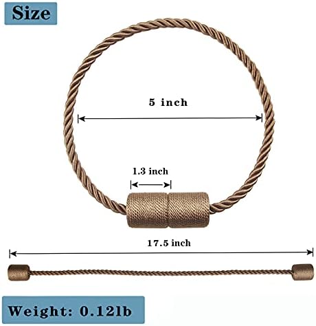Magnetic Curtain Tiebacks Holdbacks Decorative Tie Backs - Image 2