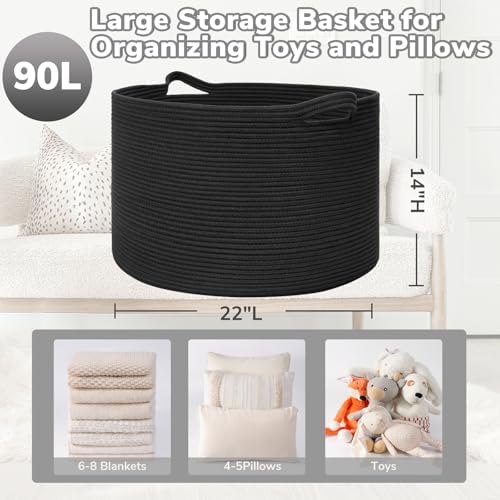 Goodpick Large Woven Dirty Clothes Basket - Image 3