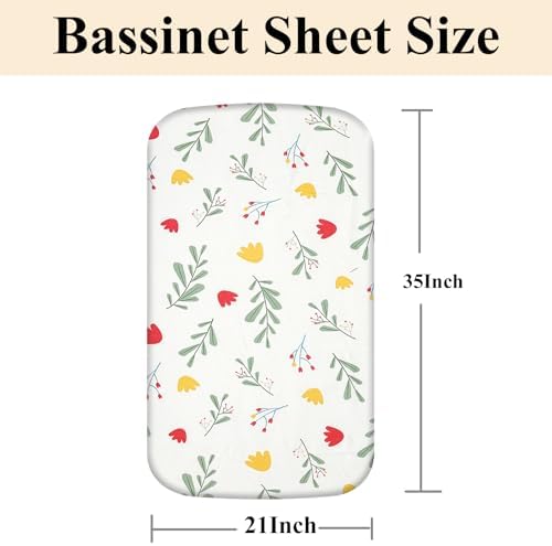 4 Pack Bassinet Sheets 21" x 35", Compatible - Image 5