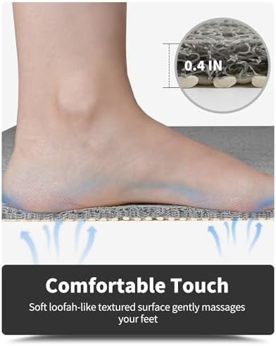 Non-Slip Bathtub Mat, 17x 30 Inch, Shower Mats - Image 3