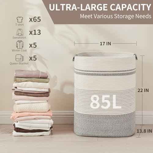AINUOQI Laundry Basket with Handles - Image 2