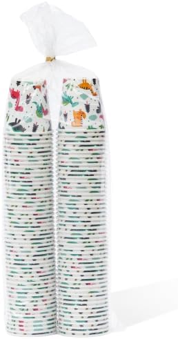 Glad for Kids Dinosaur Disposable Paper Bath Cups, 3 Oz - Image 5