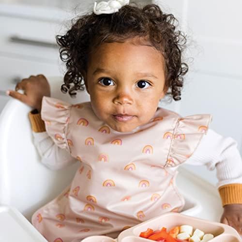 Tiny Twinkle Mess Proof Baby Bibs | 2 Pack Waterproof Toddler Bib - Image 4
