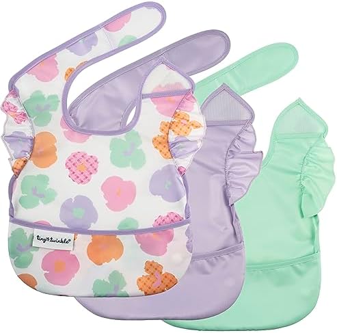 Tiny Twinkle Mess-Proof Baby Bibs by TinyTwinkle
