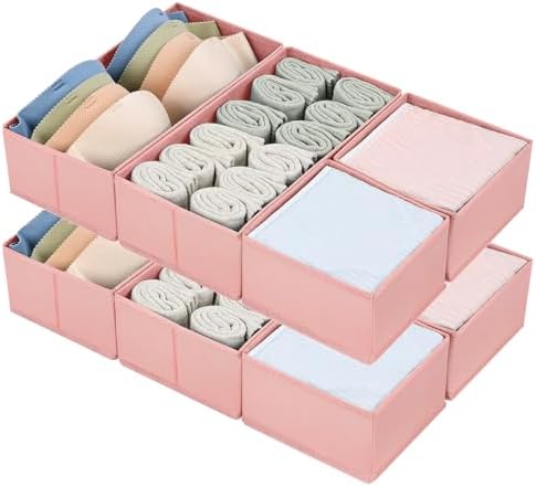 DIMJ Drawer Organizers for Clothing, Fabric Closet Organizers and Storage by DiMJ
