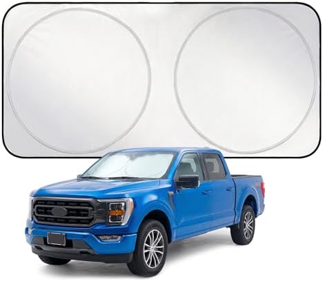 EzyShade Truck Car Windshield Sun Shade. See Size-Chart. Large Size by EzyShade