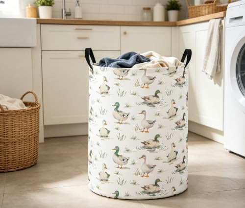Baby Laundry Basket Baby Nursery Hamper Kids Laundry Basket Toy Storage Bin - Image 6