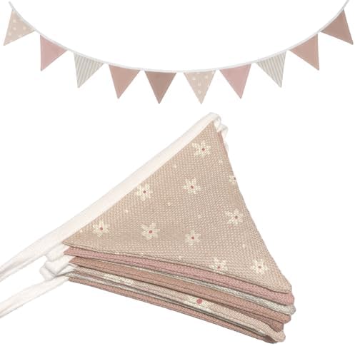 Girls Room Decor, Nursery Baby Girls Bunting Banner Floral Toddler Room Decor by Wheatwin