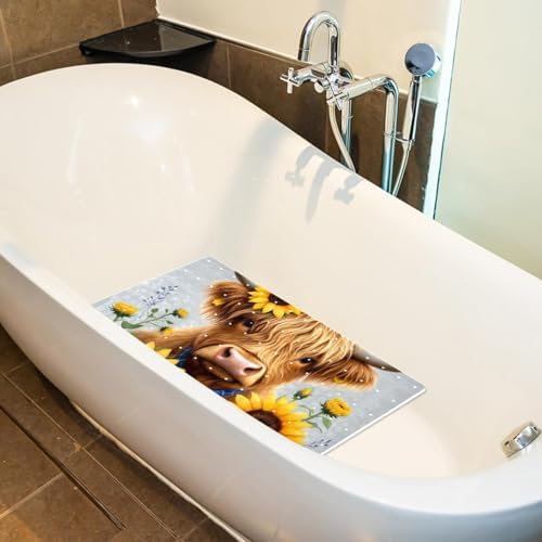 Shower Mat Bathtub Mat, 26.8x15.1 inch, Non-Slip Bath Mat - Image 5