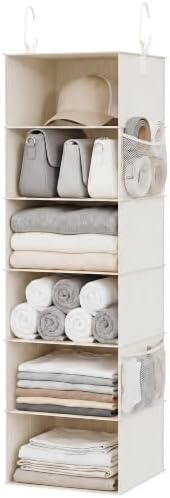 StorageWorks 6-Shelf Hanging Closet Organizer, Hanging Shelves by StorageWorks