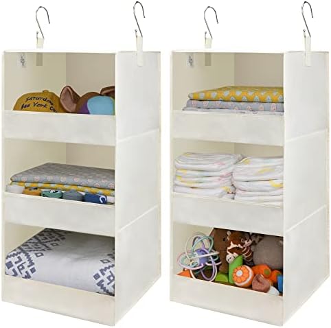 GRANNY SAYS 3-Shelf Hanging Closet Organizer, Foldable Storage by GRANNYSAYS