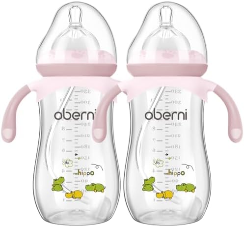 Oberni Toddler Milk Bottle 330ml/11oz, Anti-Colic Baby Bottle by oberni