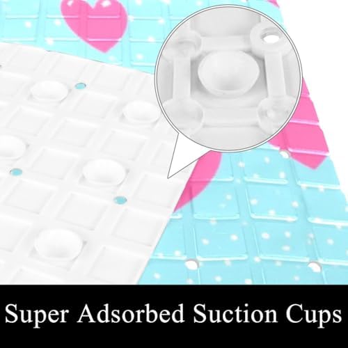 Shower Mat Bathtub Mat, 26.8x15.1 inch, Non-Slip Bath Mat - Image 3