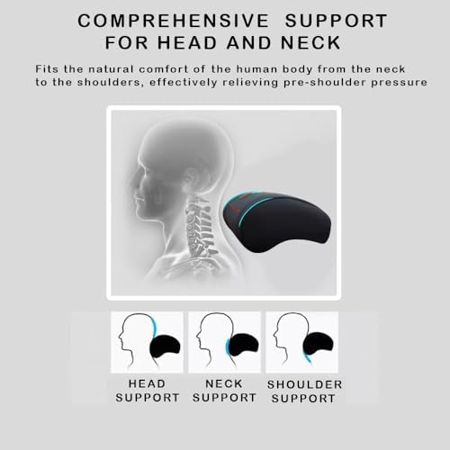 Car Headrest Neck Pillow Support Ergonomic, - Image 4