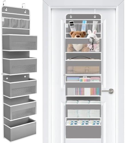 Over The Door Organizer Storage Large Capacity Hanging Bedroom Storage by WiseLife