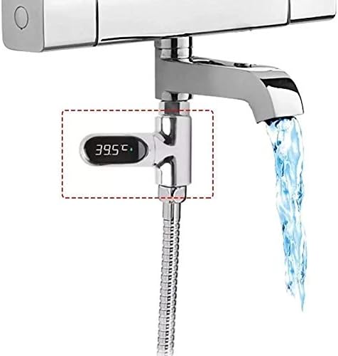 Led Display Water Shower Thermometer Self-Generating Electric Power Monitor - Image 2