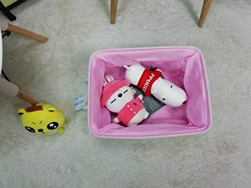 Rectangular Thick Pink Storage Bin Household - Image 6