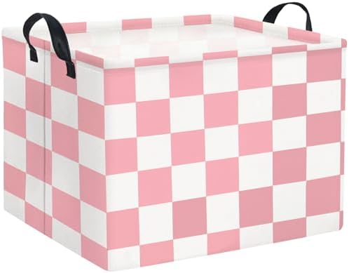 Rectangular Baby Girl Basket Fabric Storage Basket Storage Bin Organizer Box by HIYAGON