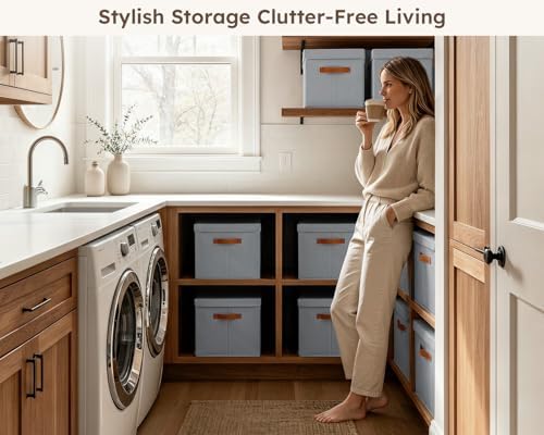 Homsorout Storage Bins with Lids - Image 3