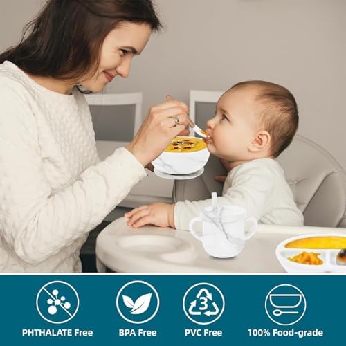 9pc BPA Free Silicone Baby Feeding Set - Image 4
