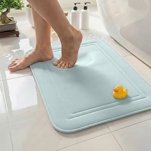 ITSOFT Memory Foam Bath Mat 24x16, Non Slip, Machine Washable, Quick Dry & by ITSOFT