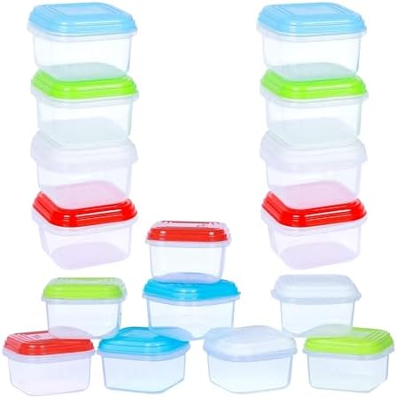 16 Pack 4oz Baby Food Freezer Containers by ARSUK