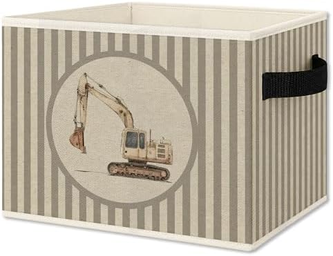 Vintage Excavator Storage Bins Box by Unknown