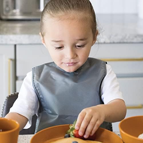 Tiny Twinkle Mess Proof Baby Bibs | 2 Pack Waterproof Toddler Bib - Image 4