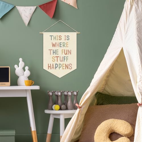 Boho Classroom Decor, Playroom Wall Decor This Is Where The Fun Stuff Happens - Image 6