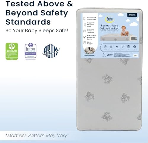 Serta Perfect Start Deluxe Limited Dual Sided Baby Crib Mattress and Toddler - Image 7