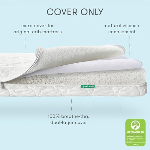 Newton Baby Crib Mattress Spare Cover, Breathable & Washable - Image 2