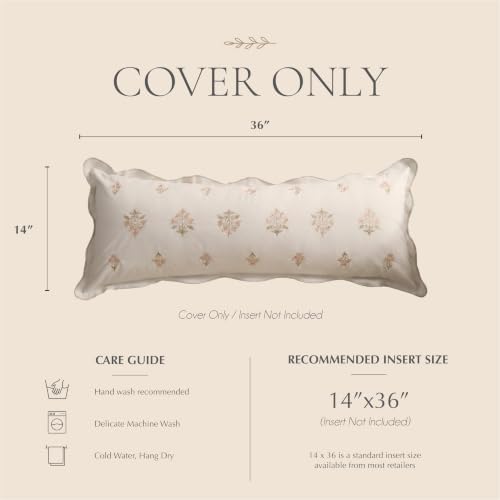 BlissBlush Long Lumbar Pillow Cover 14x36 - Image 6