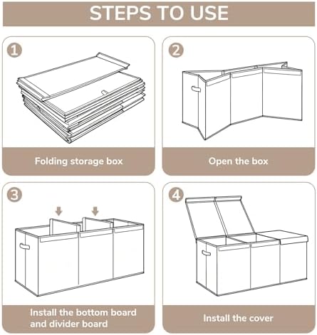 INDRESSME 185L Toy Storage Box - Image 6