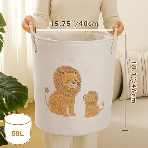 Kids Laundry Basket Baby Hamper - Image 4