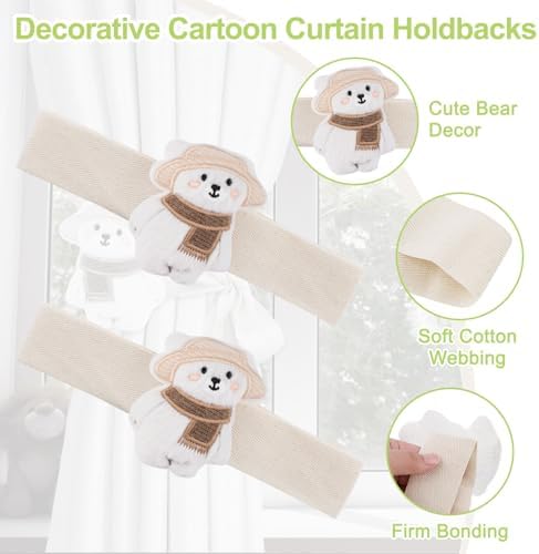 Cute Cartoon Animal Curtain Tiebacks - Image 4