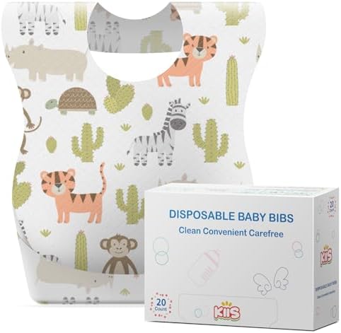 KIIS Disposable Baby Bibs for Travel by KIIS