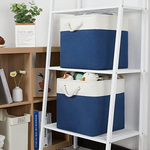Temary Storage Baskets for Shelves 13x13 Baskets for Gifts Empty, 4 Pack Shelf - Image 3