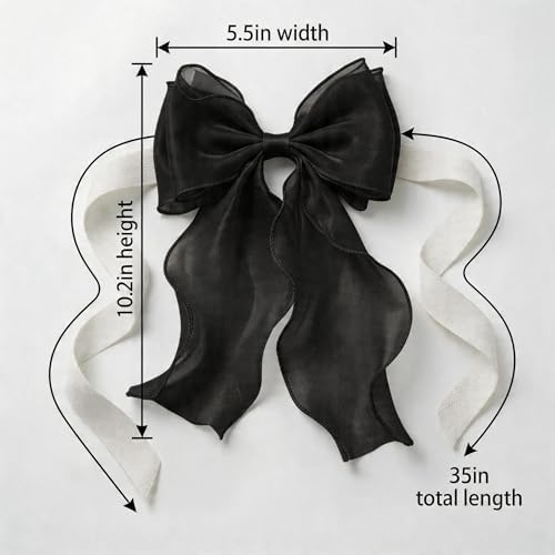 2 Pack French Lace Bow Curtain Tiebacks - Image 2
