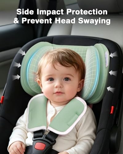 Infant Car Seat Head Support Pillow - Image 3