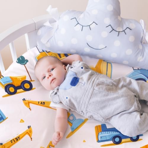 4 Pack Baby Boy Bassinet Sheets Set Soft Fitted Baby Boy Mattress Covers - Image 4