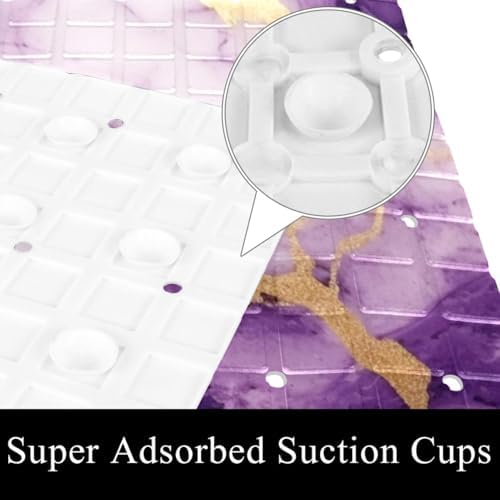 Non Slip Bathtub and Shower Mat 26.8x15.1 inch, Bath Mat - Image 3