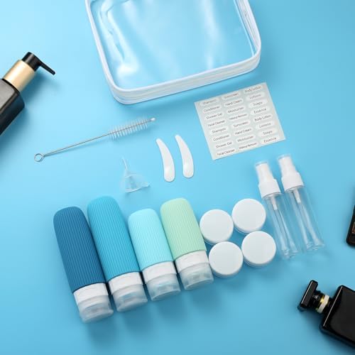 Mrsdry 16 Pack Travel Bottles Set, TSA Approved Leak Proof Silicone Squeezable - Image 6