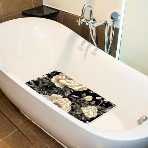 Bath Tub Shower Mat, Washable Bathtub Floor Mats, Suction Cups and Drain Holes - Image 5