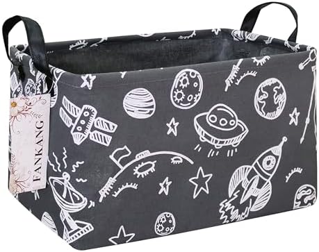 Rectangular Space Planet Fabric Storage Basket by FANKANGStorageBasket